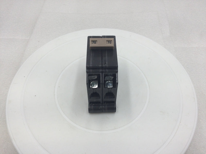 Cutler Hammer CH270 70 Amp 2 Pole 120v Circuit Breaker - Plastic Foot