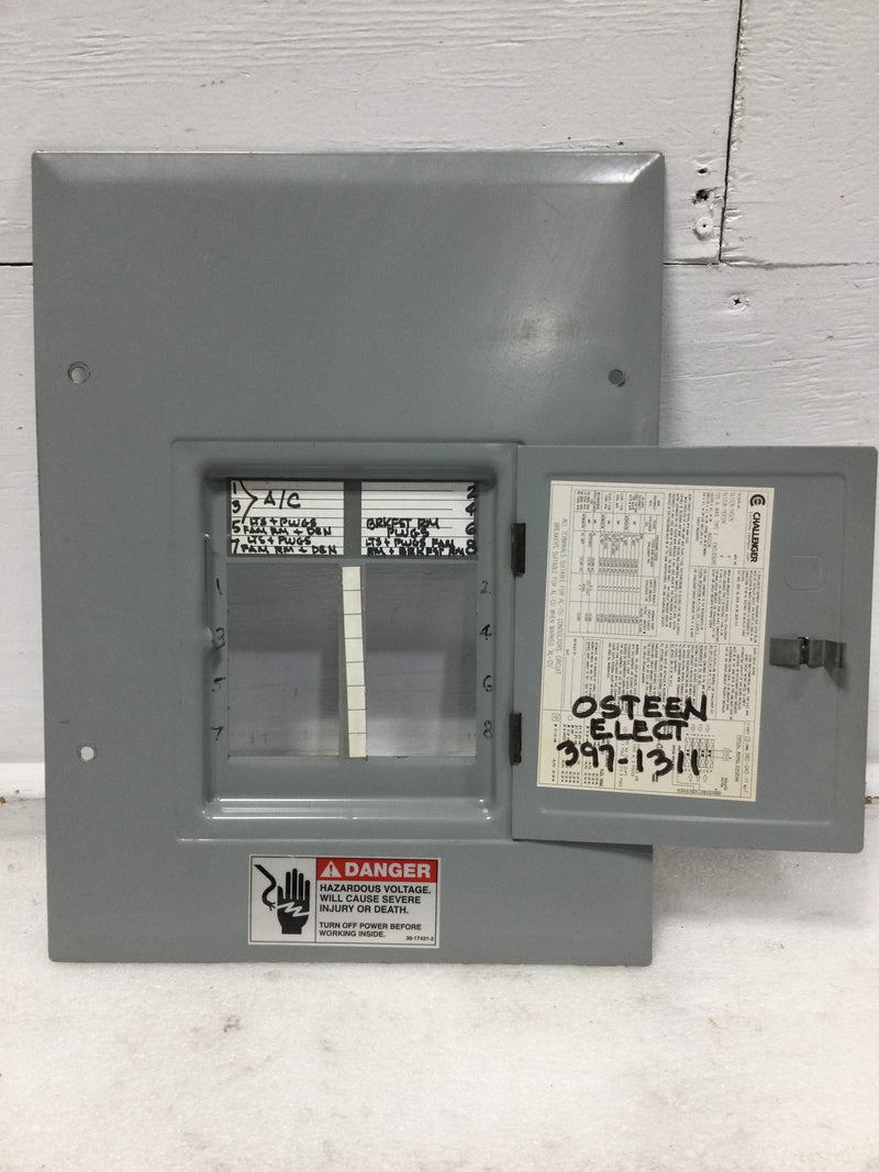 Challenger SL12(8-16)CN 125 Amp 8 Space 120/240V Panel Door 16 1/8" x 12 1/4"