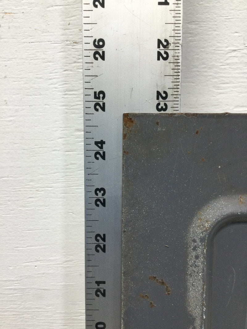 20 Space 120/240V Dead Front Panel Only 24 3/4" x 11 7/8"