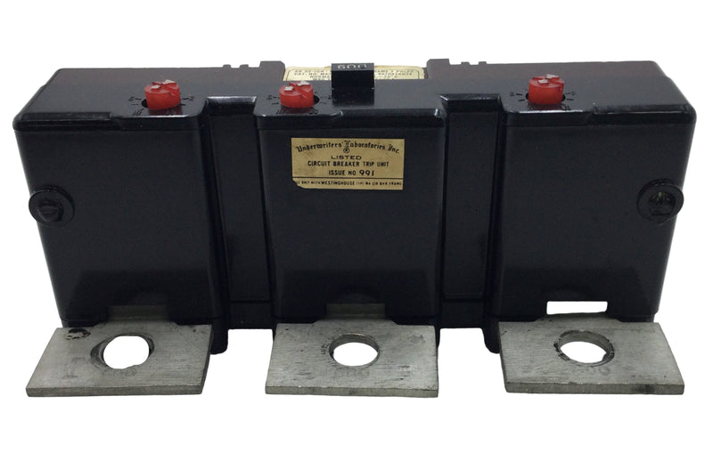 Westinghouse MA3600T 600 Amp 3 Pole Circuit Breaker Amp Trip Unit