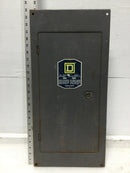 Square D 31653 60 Amp 120/240V Switch & Fusible Panel Door 24" x 11 1/2"