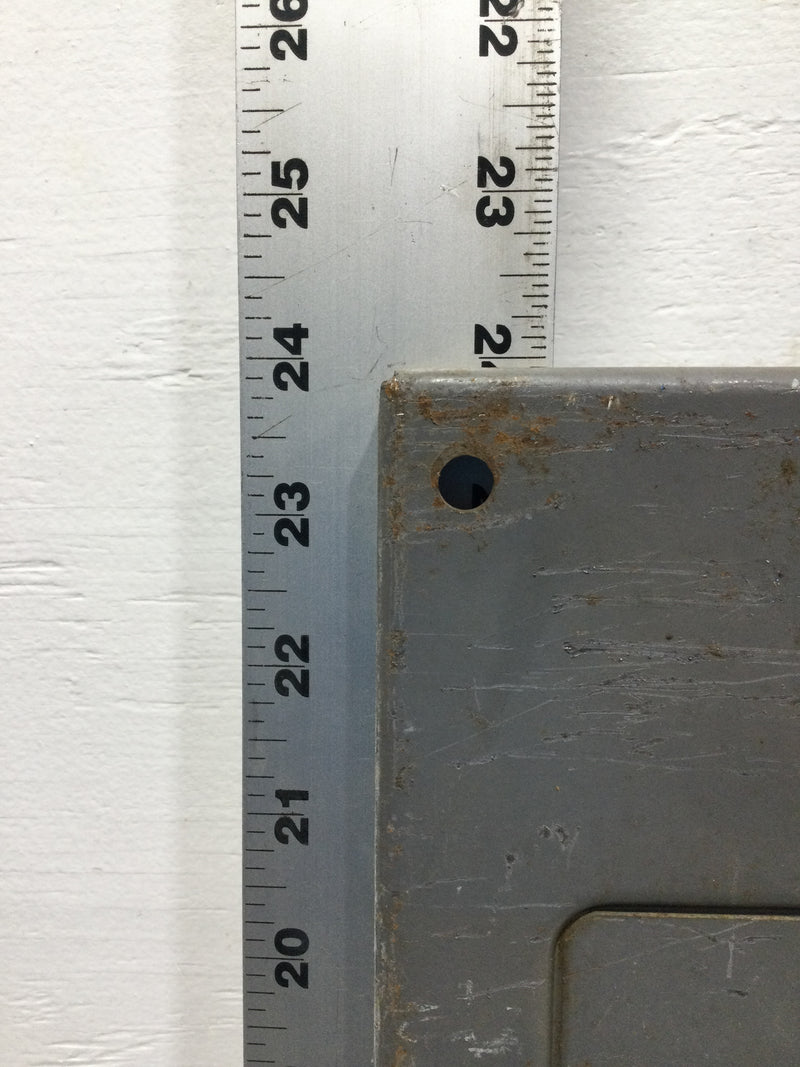 Square D 31653 60 Amp 120/240V Switch & Fusible Panel Door 24" x 11 1/2"