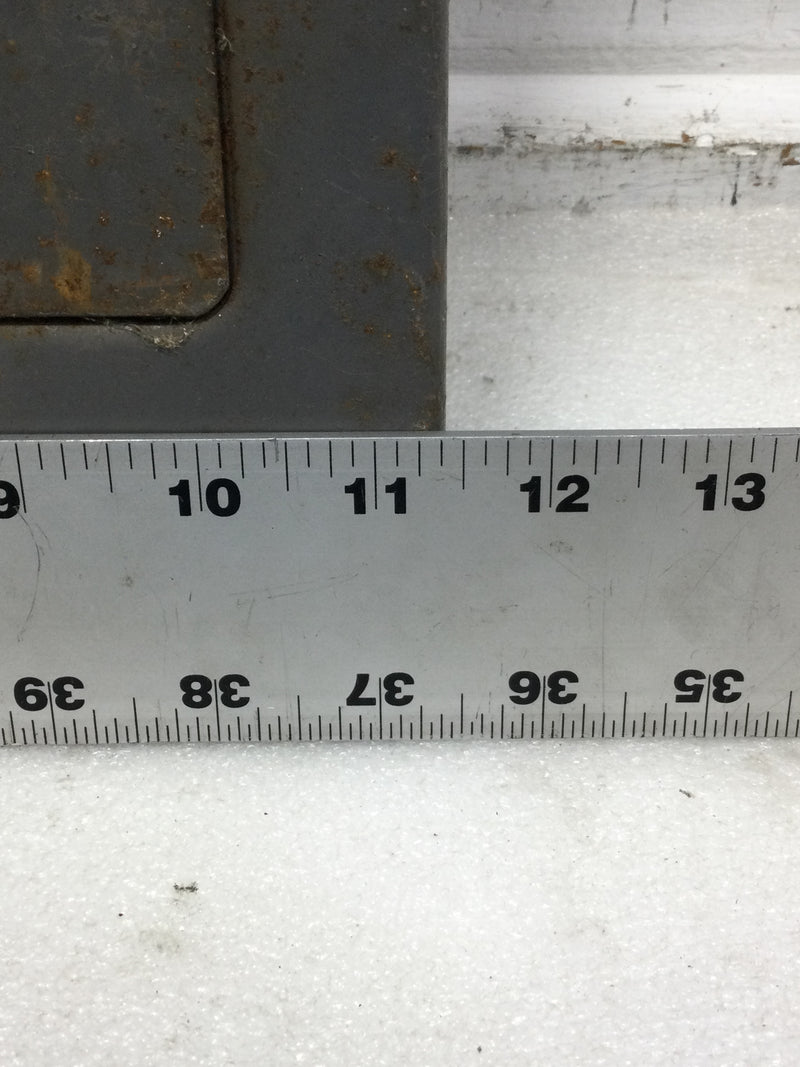 Square D 31653 60 Amp 120/240V Switch & Fusible Panel Door 24" x 11 1/2"