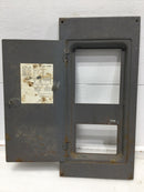 Square D 31653 60 Amp 120/240V Switch & Fusible Panel Door 24" x 11 1/2"