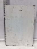 Square D BXH22RA 100A 24 Space 120/240V Panel Cover w/Hinges 21 3/8" x 14 3/4"