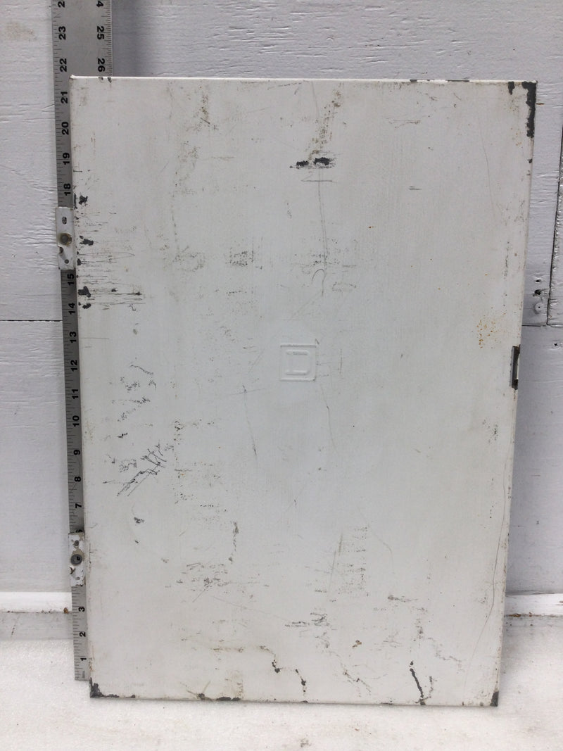 Square D BXH22RA 100A 24 Space 120/240V Panel Cover w/Hinges 21 3/8" x 14 3/4"