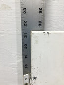 Square D BXH22RA 100A 24 Space 120/240V Panel Cover w/Hinges 21 3/8" x 14 3/4"