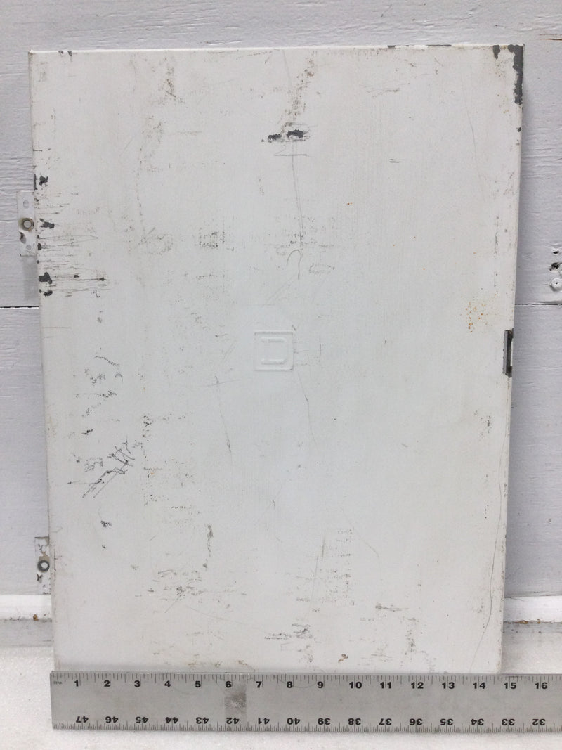 Square D BXH22RA 100A 24 Space 120/240V Panel Cover w/Hinges 21 3/8" x 14 3/4"