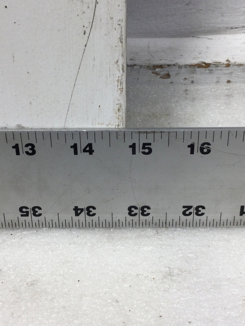 Square D BXH22RA 100A 24 Space 120/240V Panel Cover w/Hinges 21 3/8" x 14 3/4"