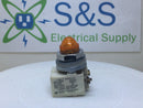 Square-D Class 9001 Type KM-1 Series G Pilot Light Module - White