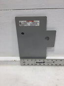 GE 204B4145AWP2C Buss Access Hole Cover for 8000-Line Motor Control Ctr 8"X10.5"