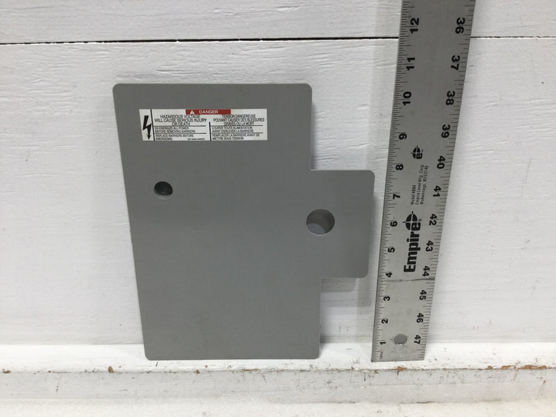 GE 204B4145AWP2C Buss Access Hole Cover for 8000-Line Motor Control Ctr 8"X10.5"