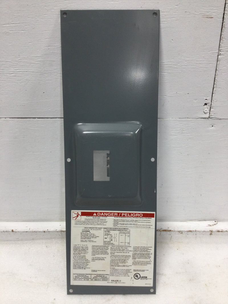 Square D Q22200NS 200 Amp 240V Main Breaker Dead Front 23 1/8" x 7 5/8"