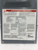 Square D Q22200NS 200 Amp 240V Main Breaker Dead Front 23 1/8" x 7 5/8"