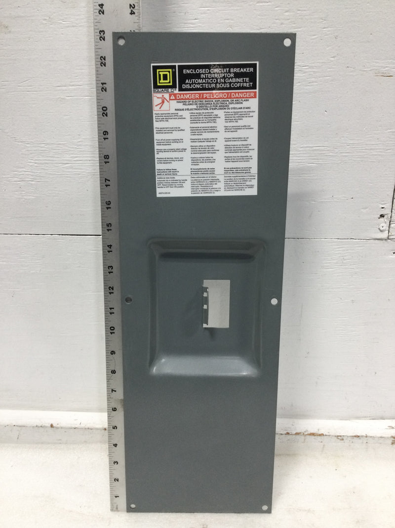 Square D Q22200NS 200 Amp 240V Main Breaker Dead Front 23 1/8" x 7 5/8"