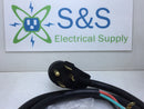 Dryer Cord 4-Prong 4-Wire Power Supply Dryer Cord 30 Amp 125/250V 4-foot Cord