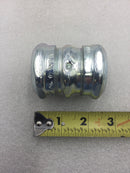 Lot of 5 Thomas & Betts 1 1/4" EMT Conduit Compression Couplings