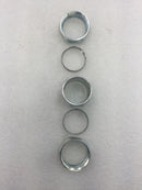 Lot of 5 Thomas & Betts 1 1/4" EMT Conduit Compression Couplings