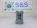 Topaz 1 1/4" EMT Conduit Compression Coupling