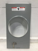 Talon UAT317-0PGP 200 Amp 600V Meter Cover Only w/Latch 14 3/4" x 8"
