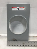 Talon UAT317-0PGP 200 Amp 600V Meter Cover Only w/Latch 14 3/4" x 8"