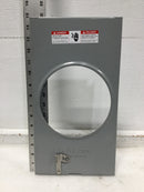 Talon UAT317-0PGP 200 Amp 600V Meter Cover Only w/Latch 14 3/4" x 8"
