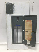 Square D QOC30MW225 225A 30 Space 120/240V Panel Door w/Main 30 1/2" x 14 1/4"