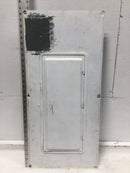 Square D QOC30MW225 225A 30 Space 120/240V Panel Door w/Main 30 1/2" x 14 1/4"