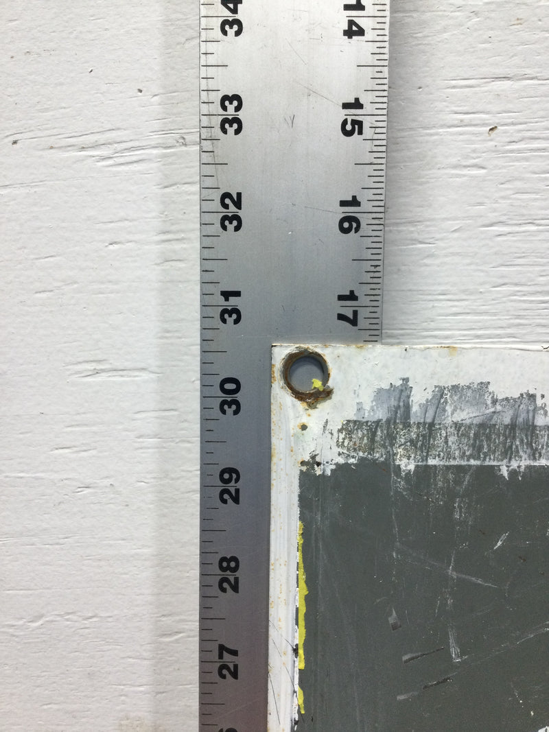 Square D QOC30MW225 225A 30 Space 120/240V Panel Door w/Main 30 1/2" x 14 1/4"