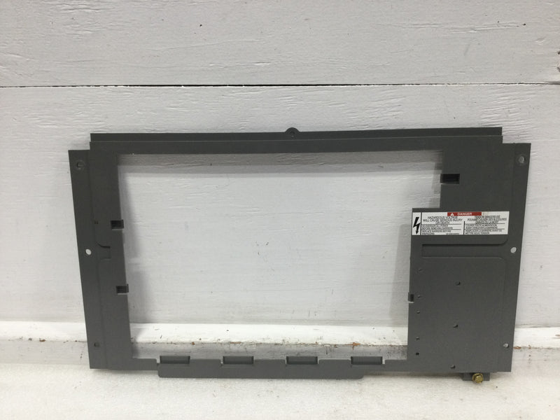GE 204B4145AWP2C Dead Front Cover for 8000-Line Motor Control Cabinet 19.5"X12"