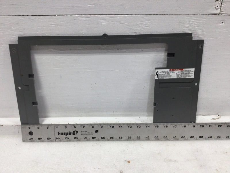 GE 204B4145AWP2C Dead Front Cover for 8000-Line Motor Control Cabinet 19.5"X12"