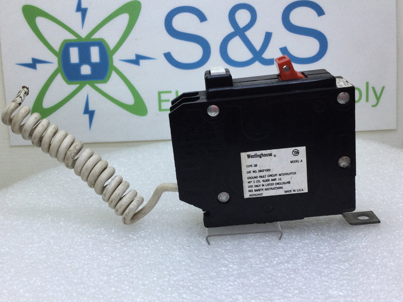 Westinghouse QBGF1020 20 Amp 1 Pole 120V Ground Fault Circuit Breaker