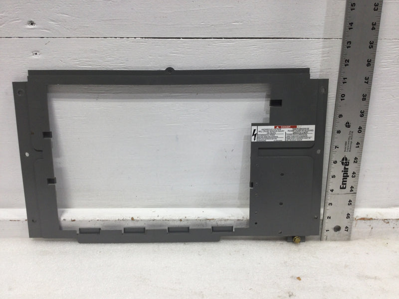 GE 204B4145AWP2C Dead Front Cover for 8000-Line Motor Control Cabinet 19.5"X12"
