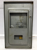 Walker Electric 1402-F/S6 60 Amp 125/250V Fusible Panel Door 16 1/4" x 9 7/8"