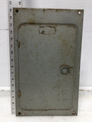 Walker Electric 1402-F/S6 60 Amp 125/250V Fusible Panel Door 16 1/4" x 9 7/8"