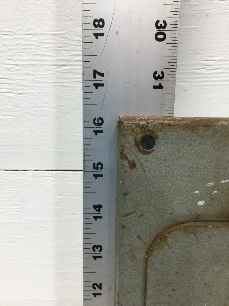 Walker Electric 1402-F/S6 60 Amp 125/250V Fusible Panel Door 16 1/4" x 9 7/8"