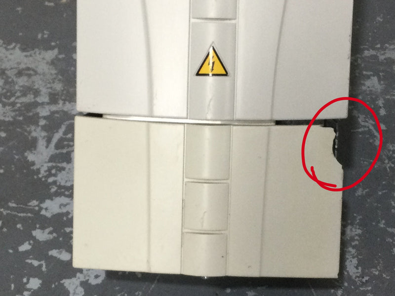 ABB ACH Series ACH550-UH-038A-4 S/N 2200204727 HVAC Drive 23" x 9"