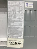 GE General Electric AQU3422RCX AXB4 Dead Front Only w/Main 40 Space 225 Amps 208/120V 3 Phase 4 Wire 37" x 14 3/4"