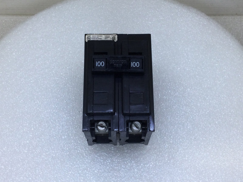 Eaton BAB2100 100 Amp 2 Pole 240V Circuit Breaker