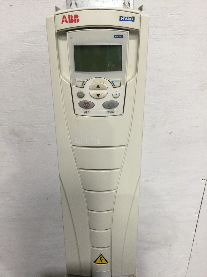 ABB ACH550-VC-023A-4 HVAC Driver 3 PH 48-63HZ 380-480 VAC 23 Amp 47.5" x 5"