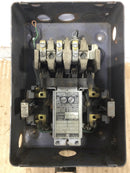 Square D 8536RG10B 15 Amp 3 Phase 110-600V 1.5-2Hp  Motor Starter w/220 VAC Coil