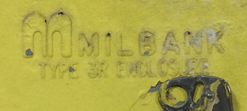 Milbank Type 3R Enclosure 120/240V Meter Socket Cover 14" x 8 1/8"