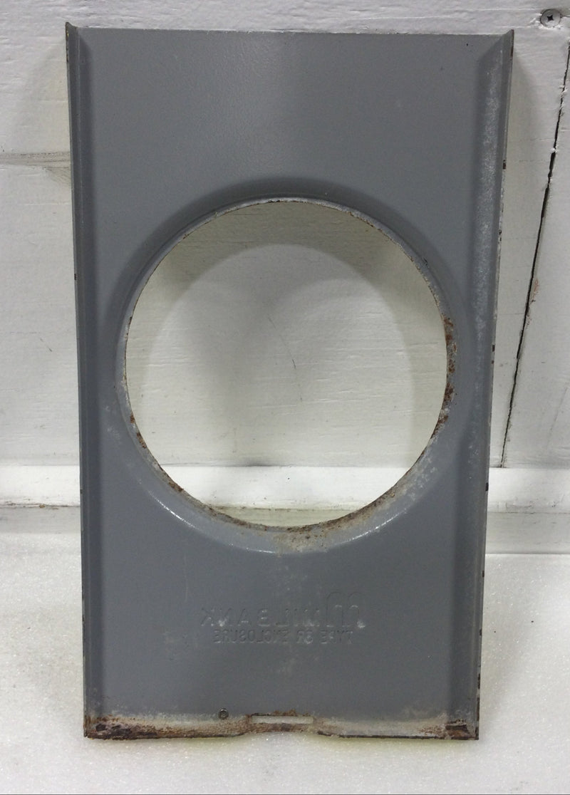 Milbank Type 3R Enclosure 120/240V Meter Socket Cover 14" x 8 1/8"