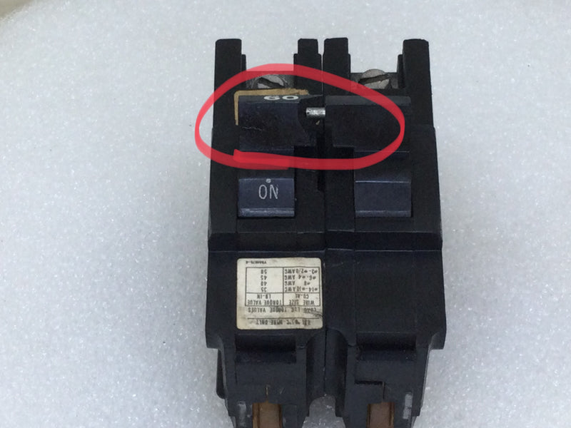 Challenger NA260 60 Amp 2 Pole Stab-Lok NA Circuit Breaker - Cosmetic Flaw