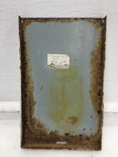 Nema 3R Disconnect Cover Only 10" x 6 3/8"