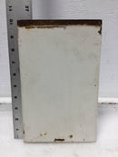 Nema 3R Disconnect Cover Only 10" x 6 3/8"