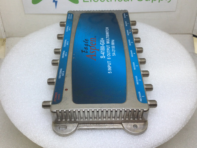 Eagle Aspen S-4180-GX+ Satellite Multi-Switch 5 In/8 Out