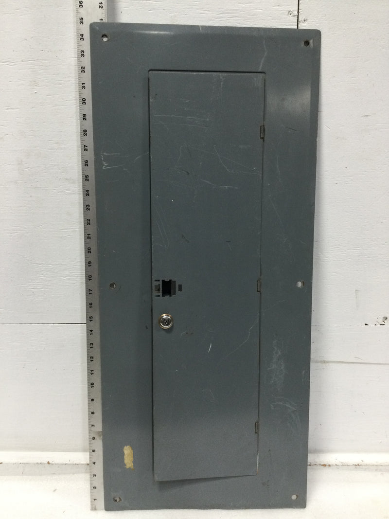 Square D HOM30-40M200TC 200A 30 Space 120/240V Panel Door 35" x 15 1/2" - Flaw