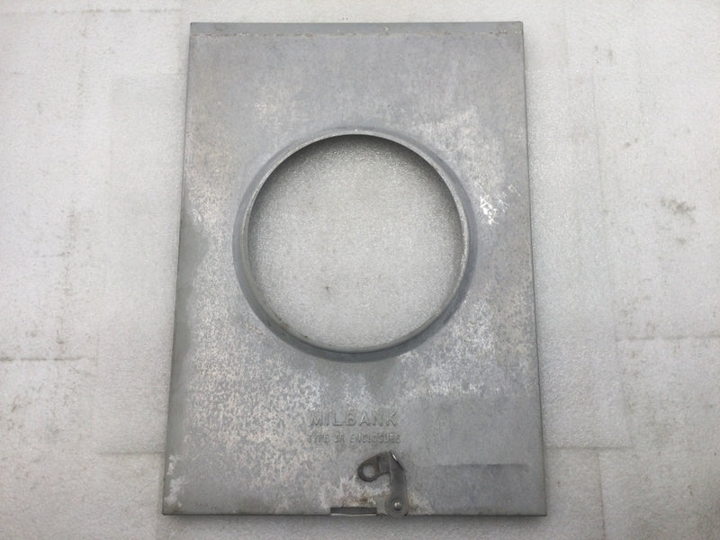 Milbank 120/240V Type 3R Meter Socket Cover Only w/Latch 15 1/2" x 11"