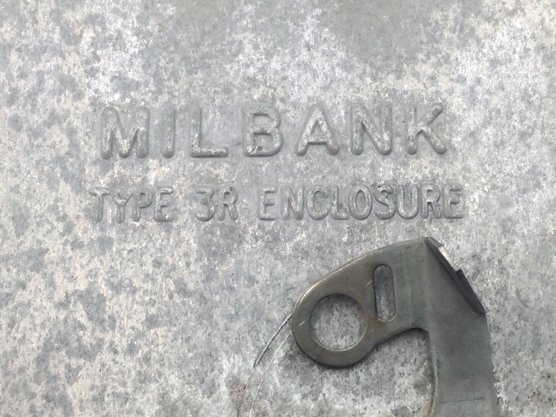 Milbank 120/240V Type 3R Meter Socket Cover Only w/Latch 15 1/2" x 11"